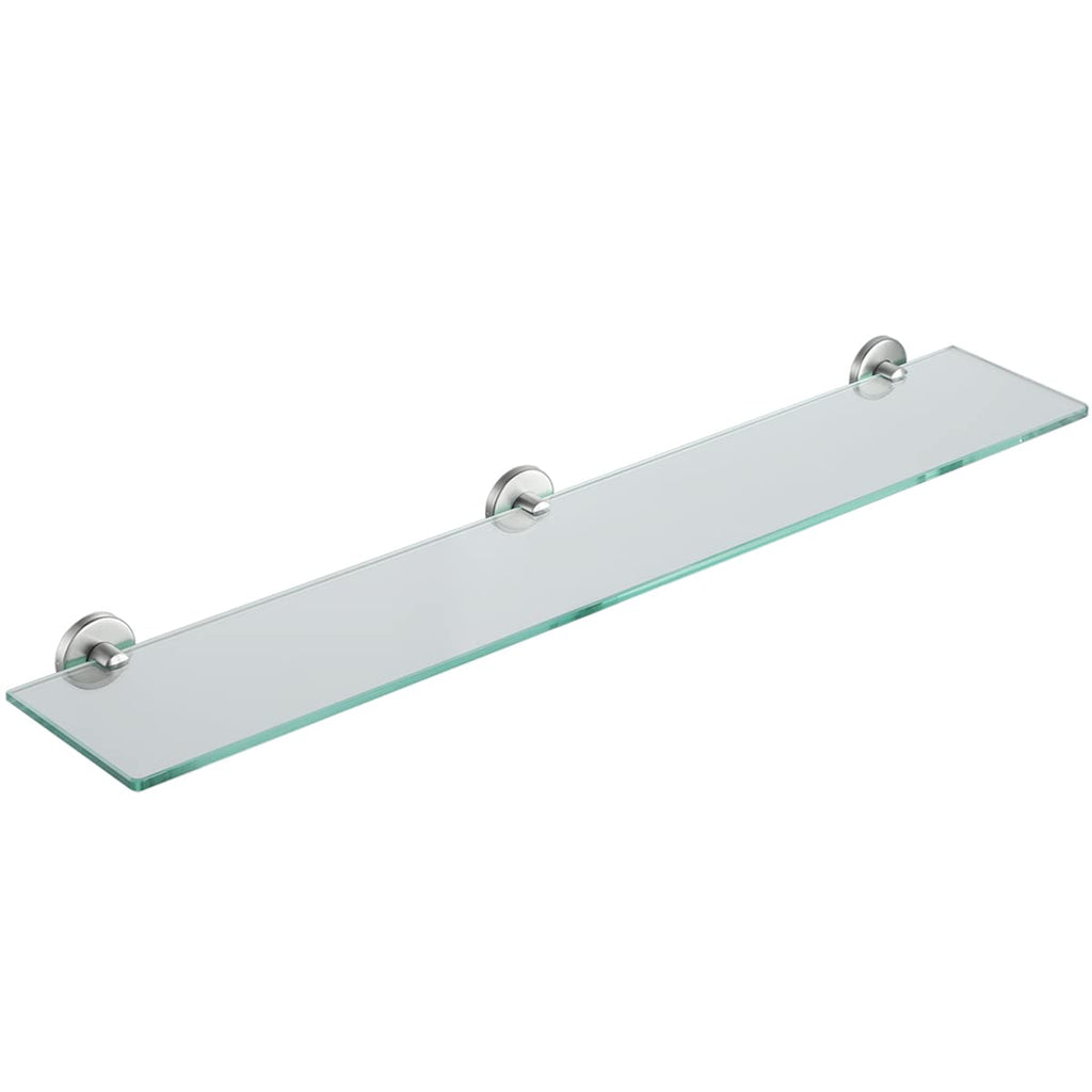 JQK Bathroom Glass Shelf, TGS101L16-BN