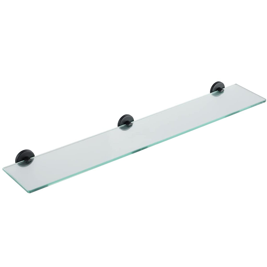 JQK Bathroom Glass Shelf, TGS101L16-BN