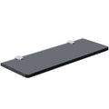 SAYAYO Floating Glass Shelves for Bathroom, Tempered Glass Shelf for Wall 15 x 5 Inch 2 Pack, Clear