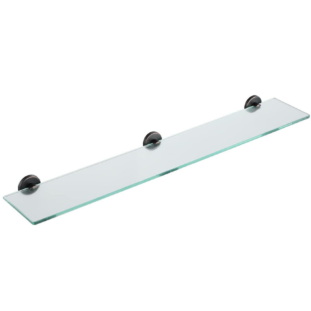 JQK Bathroom Glass Shelf, TGS101L16-BN