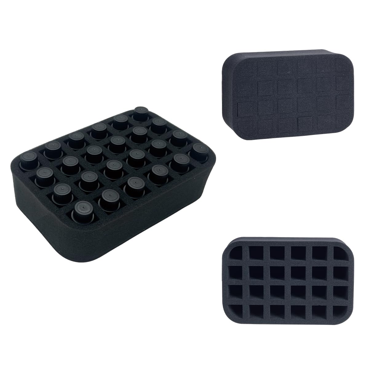 Essential oils Organizer Holder Foam Pad with Slots, can DIY