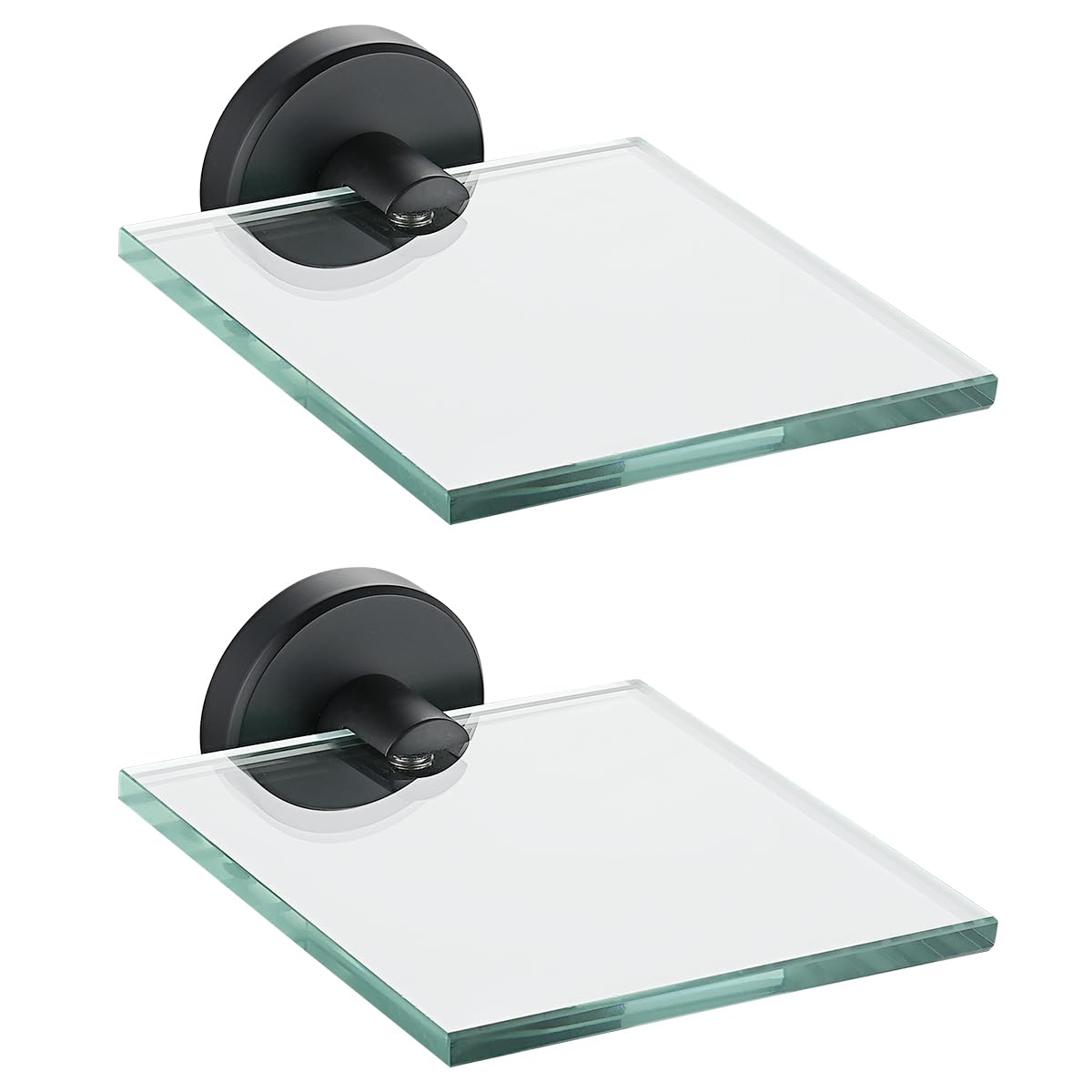 JQK Bathroom Glass Shelf, TGS101L16-BN