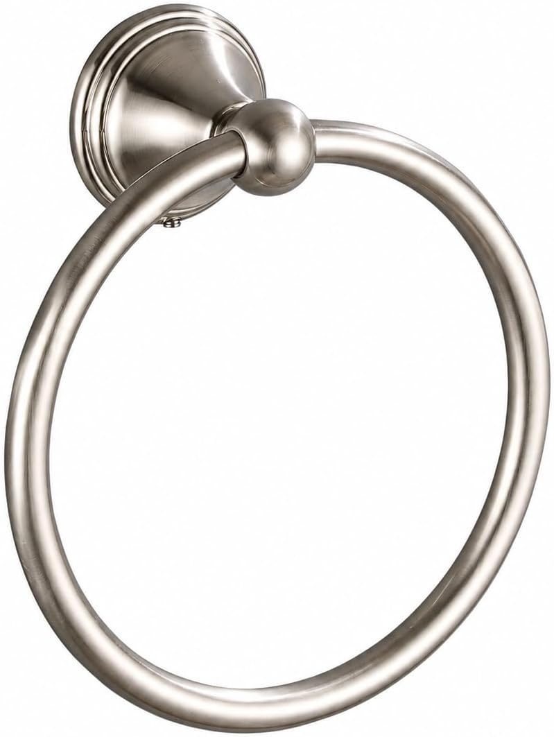 Towel Ring for Bathroom, Brushed Nickel Hand Towel Holder 1 Pack, Bathroom Accessories and Towel Racks for Bathroom Wall Mount