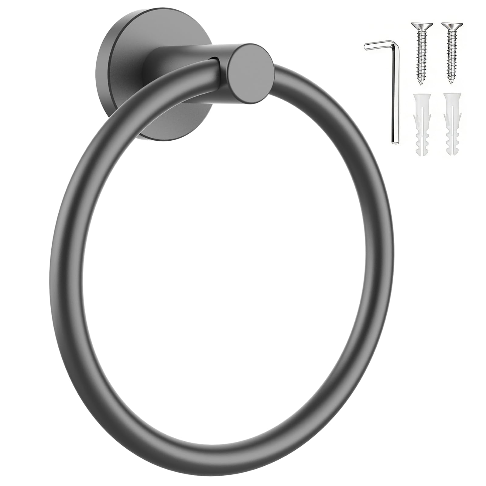 SetSail Towel Holder for Bathroom Wall Oil Rubbed Bronze Towel Ring