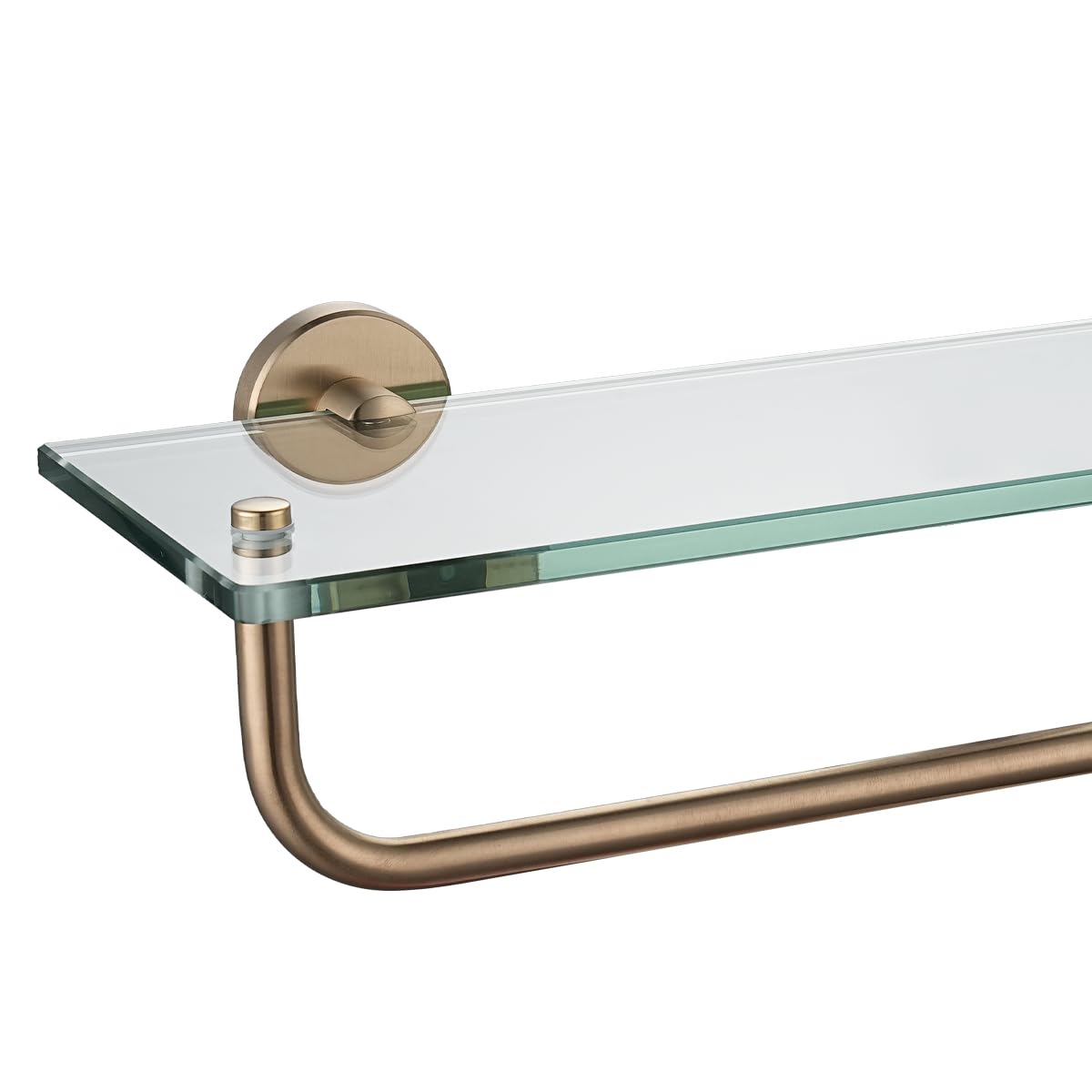 JQK Bathroom Glass Shelf, TGS101L16-BN