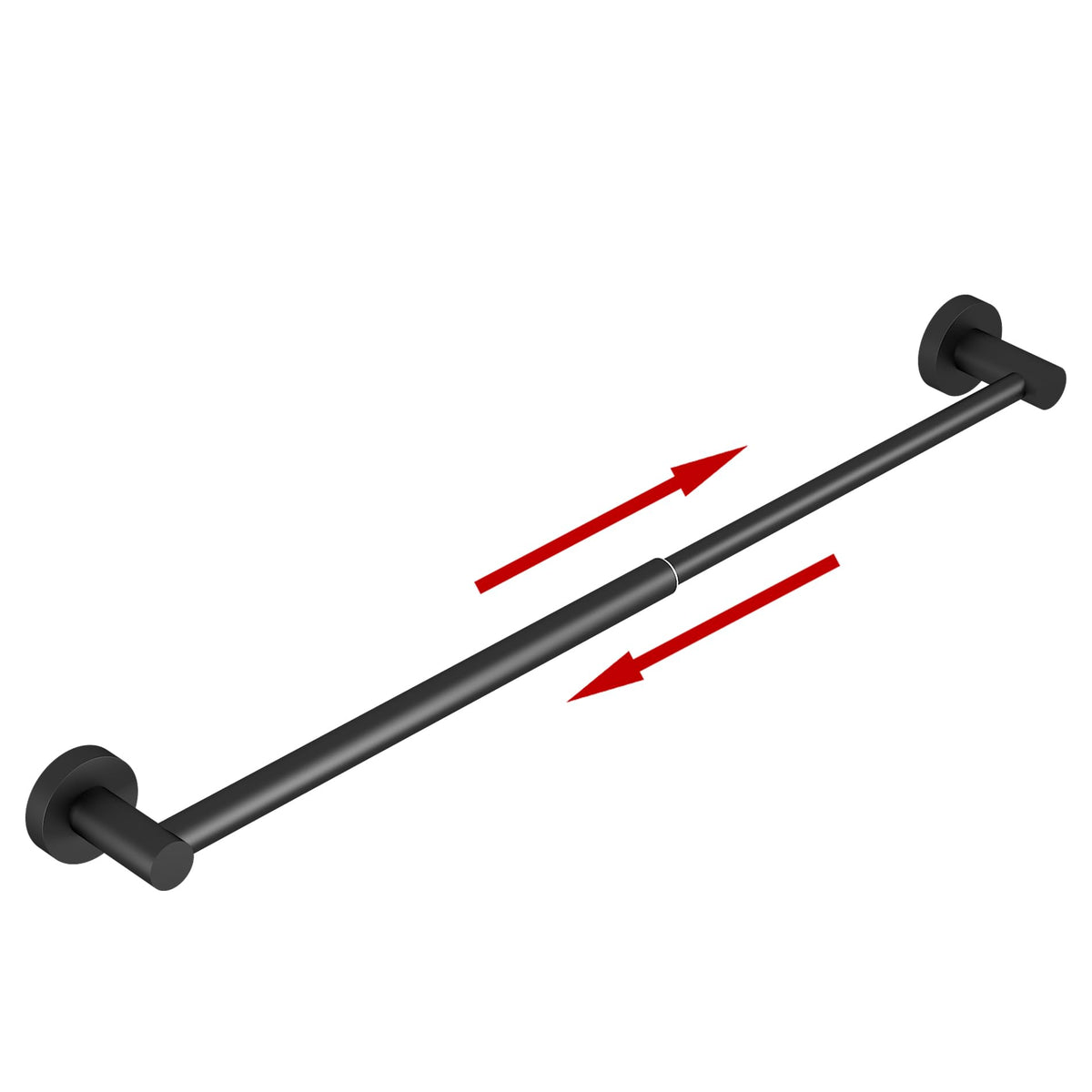 Towel Bar - Adjustable 304 Stainless Steel Towel Holder for Bathroom