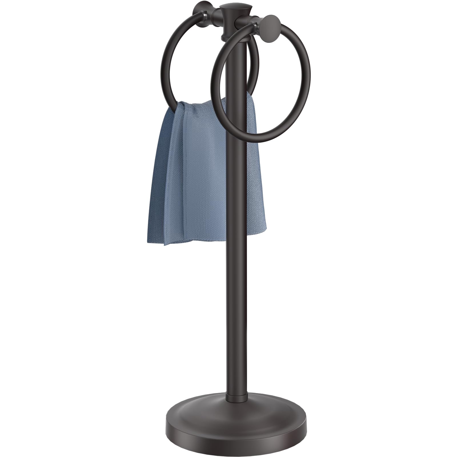 Hoimpro Hand Towel Holder Stand Free Standing Towel Bar Oil Rubbed Bronze
