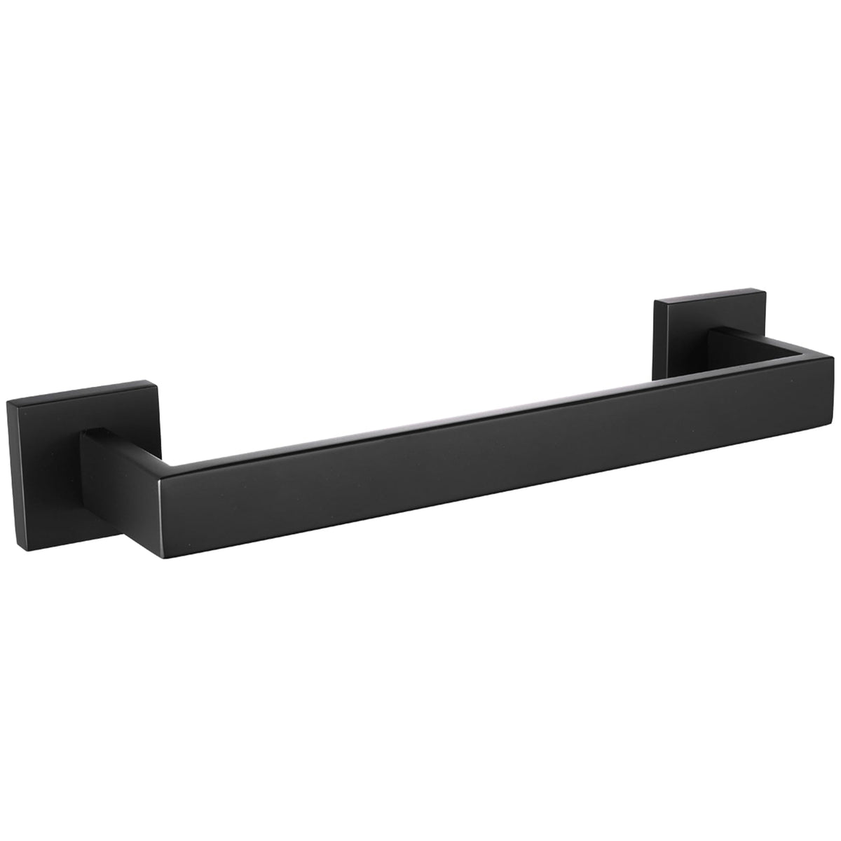 LANC 2 Pack Bath Towel Bars, Matte Black 24-Inch Bathroom Towel Rail Square Towel Racks Kitchen Towel Holders, Stainless Steel Wall Mount Towel Hanger Towel Rods,A8804-6MB