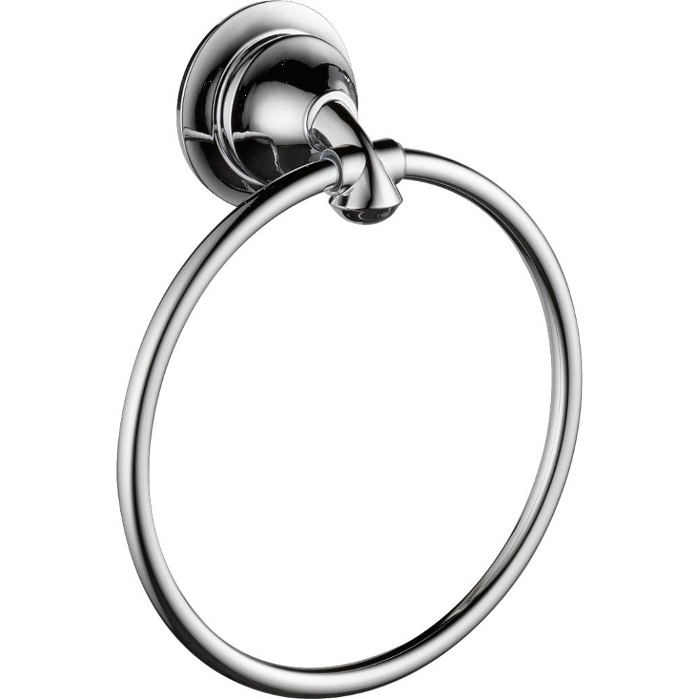 Delta Hand Towel Holder | Champagne Bronze Ring for Hanging Towels in Kitchen, Bathroom | Linden Accessories