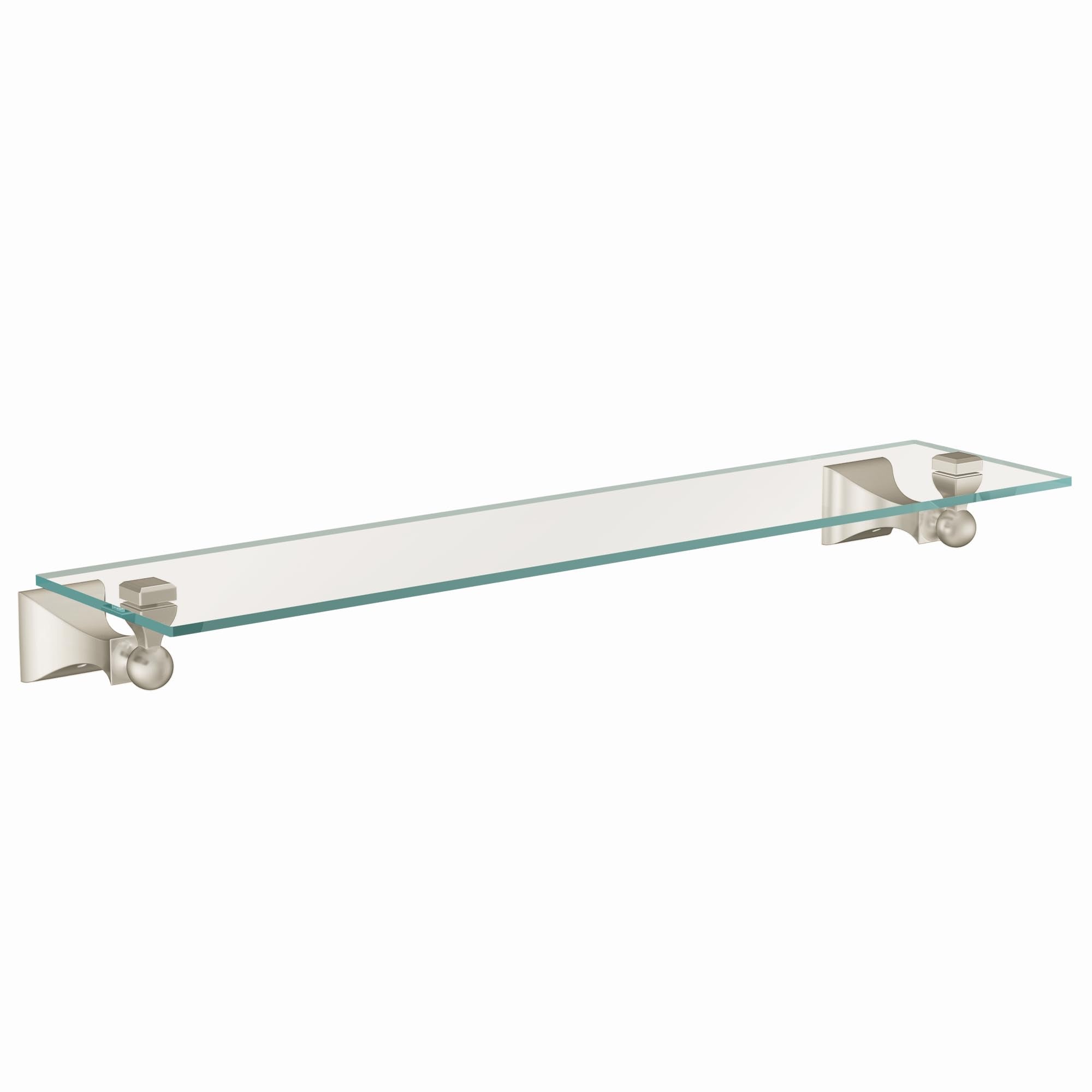 Moen Retreat Collection Brushed Nickel Bathroom Hand Towel Ring with Wall Mount Hardware, DN8386BN