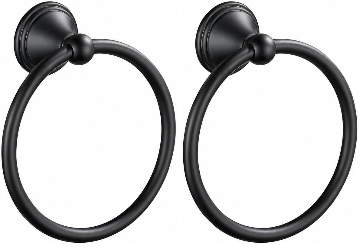 Towel Ring for Bathroom, Brushed Nickel Hand Towel Holder 1 Pack, Bathroom Accessories and Towel Racks for Bathroom Wall Mount