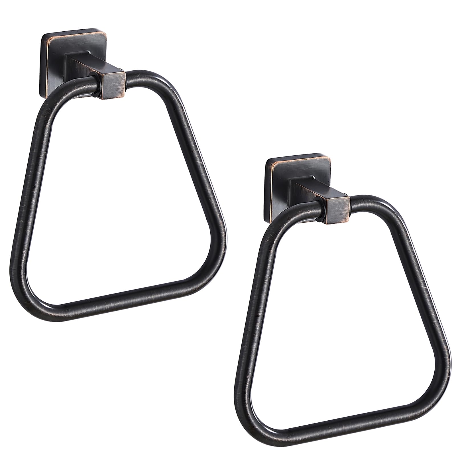 Brushed Light Gold Towel Ring for Bathroom, Kitchen Bath Towel Holder Hangers Wall Mount Heavy Duty Stainless Steel
