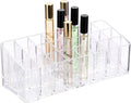 ELLDOO Rollerball Perfume Organizer, 24 Spaces Clear Acrylic