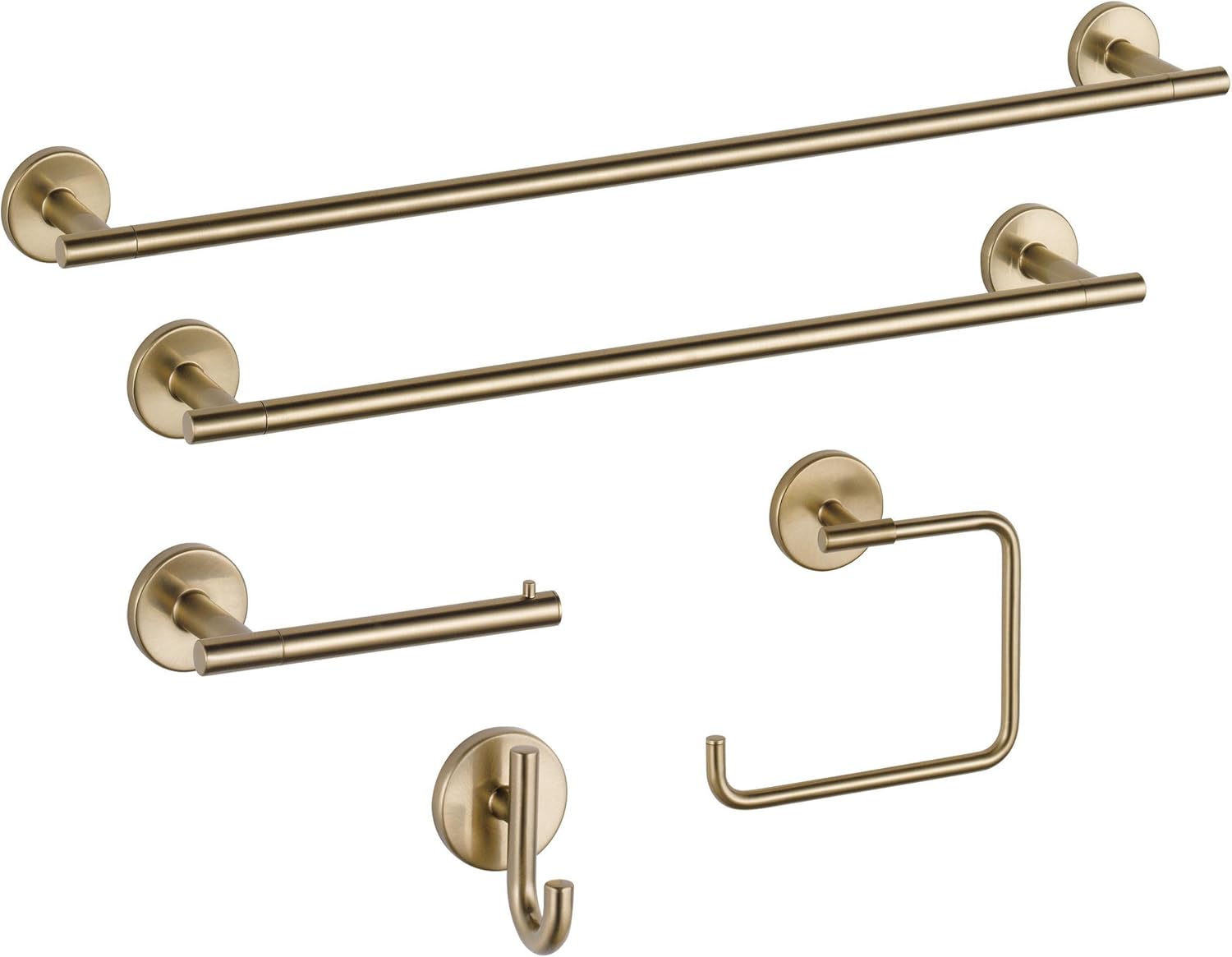 Delta Hand Towel Holder | Square Champagne Bronze Ring for Hanging Towels in Kitchen, Bathroom | Trinsic Accessories
