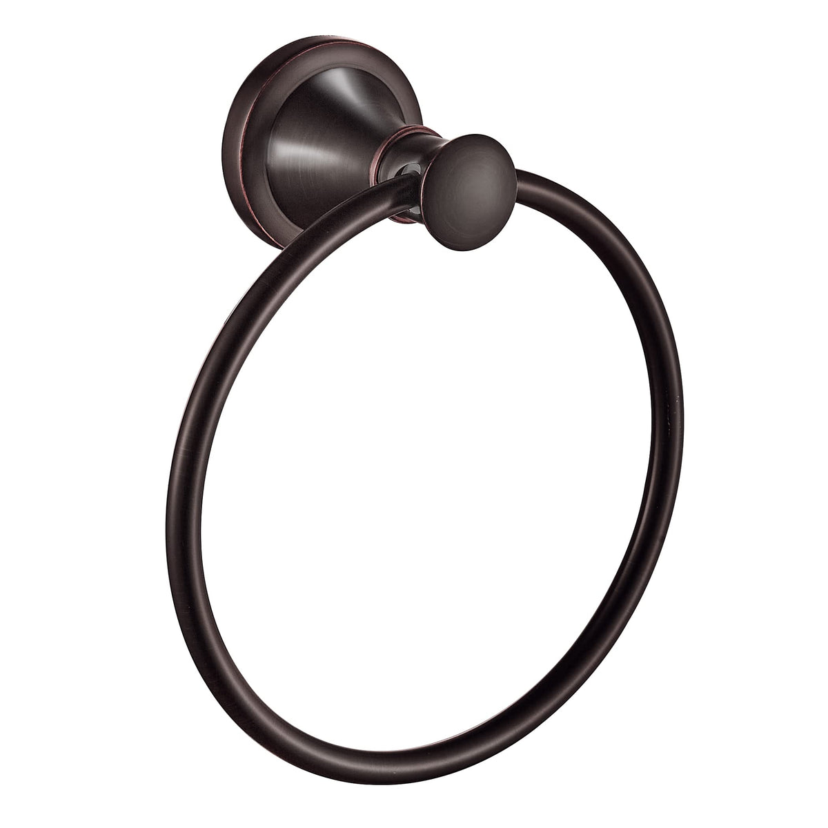 WOLIBEER Bronze Towel Ring,Bathroom Hand Towel Holder,Oil Rubbed Towel Hanger Wall Mount Farmhouse Towel Rack Rustic Bath Accessories Half Round