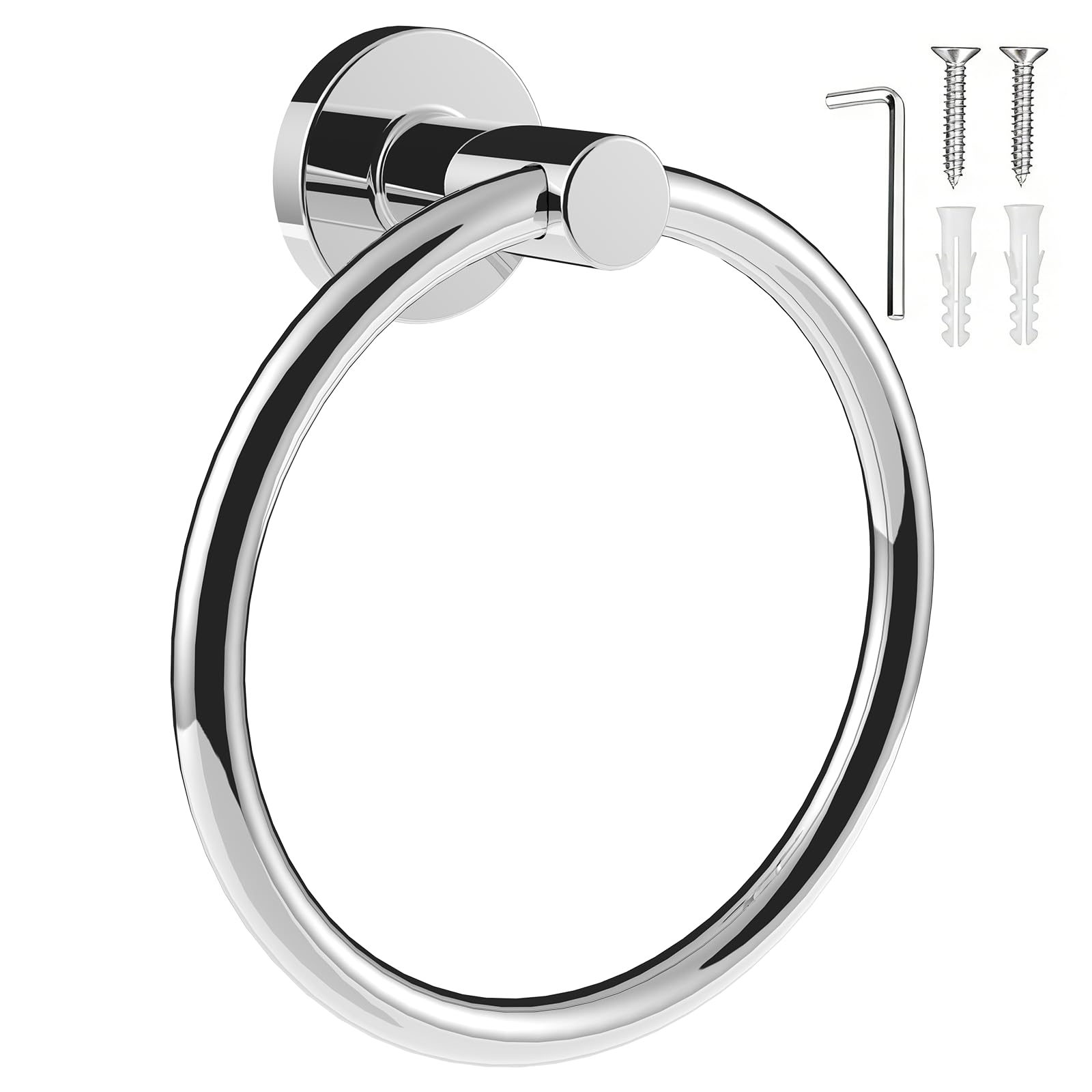 SetSail Towel Holder for Bathroom Wall Oil Rubbed Bronze Towel Ring