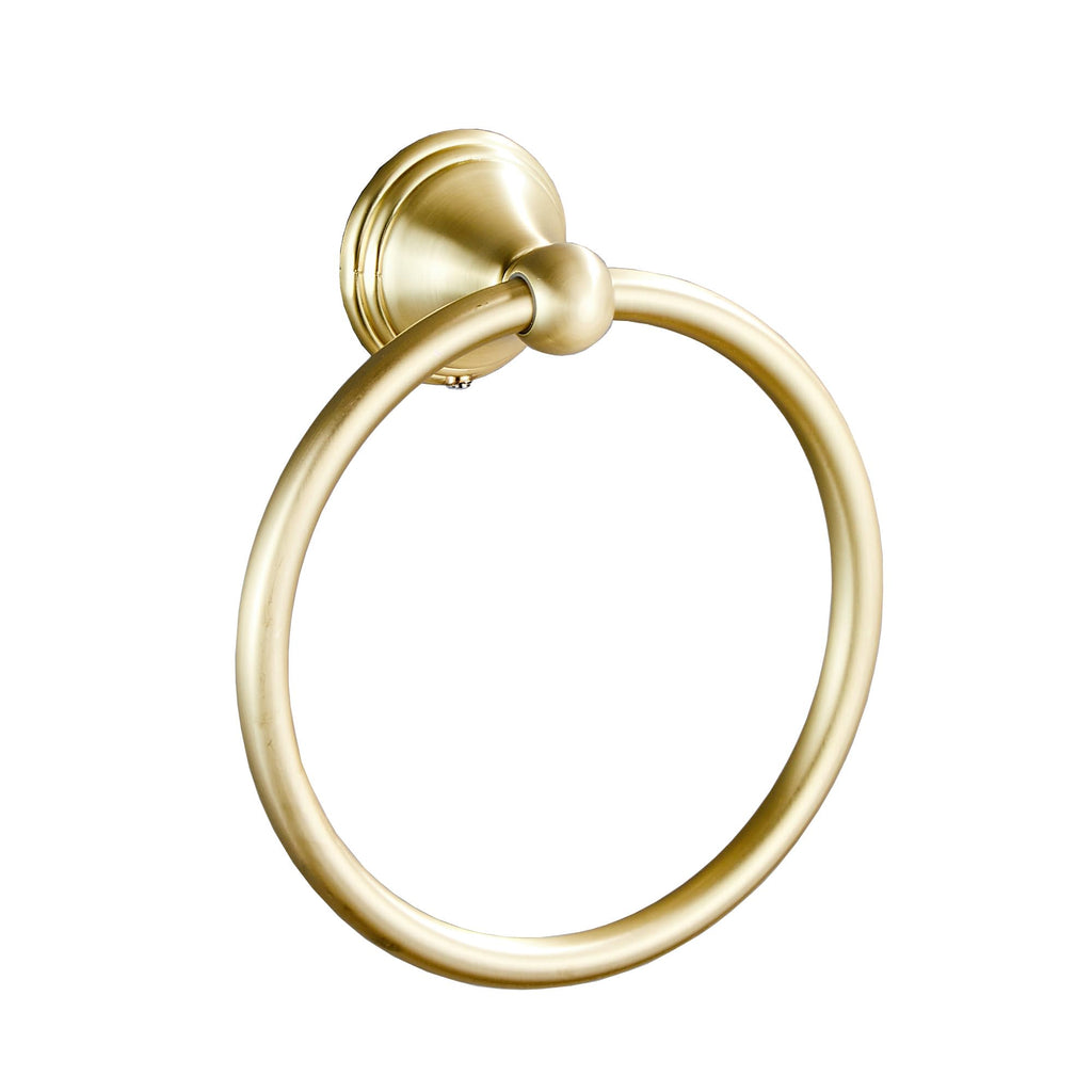 Towel Ring for Bathroom, Brushed Nickel Hand Towel Holder 1 Pack, Bathroom Accessories and Towel Racks for Bathroom Wall Mount