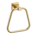 Matte Black Towel Ring for Bathroom, Kitchen Bath Towel Holder Hangers Wall Mount Heavy Duty Stainless Steel