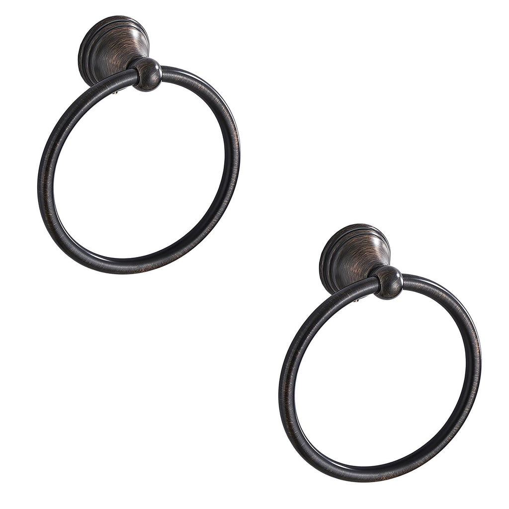 Towel Ring for Bathroom, Brushed Nickel Hand Towel Holder 1 Pack, Bathroom Accessories and Towel Racks for Bathroom Wall Mount