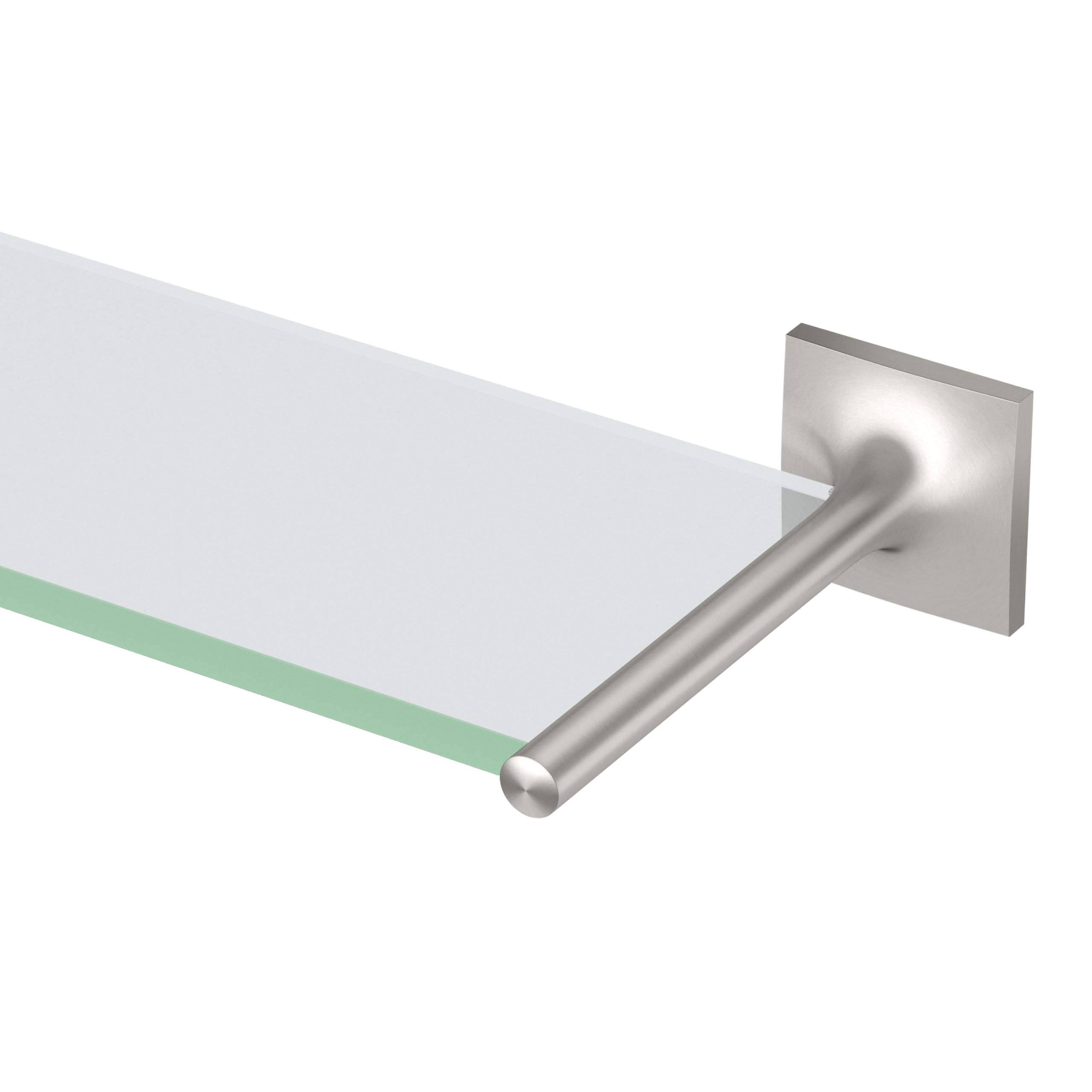 Gatco 5586MX Waterline Glass Shelf, Matte Black