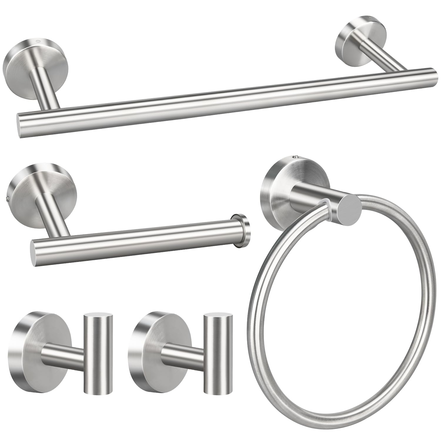 10pcs Matte Black Bathroom Hardware Set