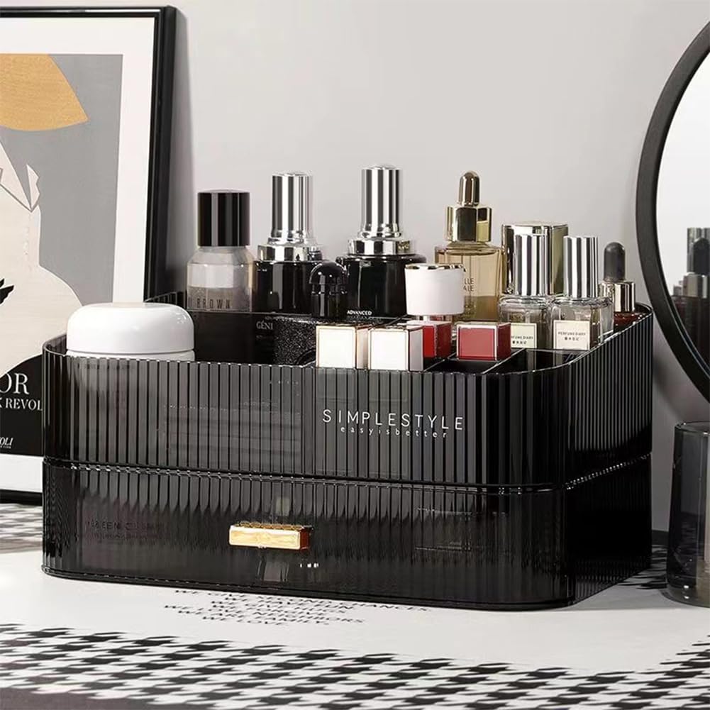 Makeup Organizer with Stackable Drawers, Bathroom Counter Organizer.