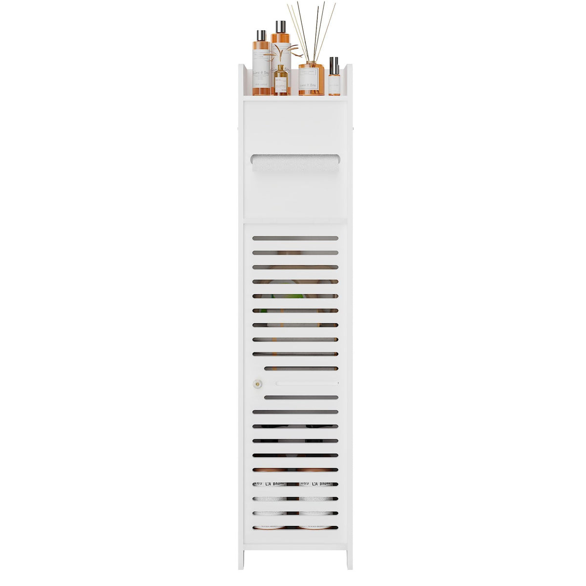 VECELO 3-Tier Bathroom Corner Shelf, Freestanding Triangle Storage Rack, Waterproof Corner Organizer, White Vertical Corner Shelving Unit for Bathroom Toilet Small Space,White
