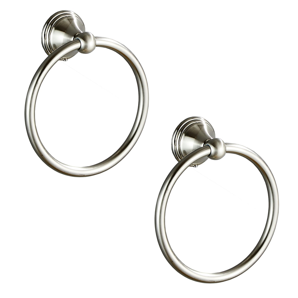 Towel Ring for Bathroom, Brushed Nickel Hand Towel Holder 1 Pack, Bathroom Accessories and Towel Racks for Bathroom Wall Mount