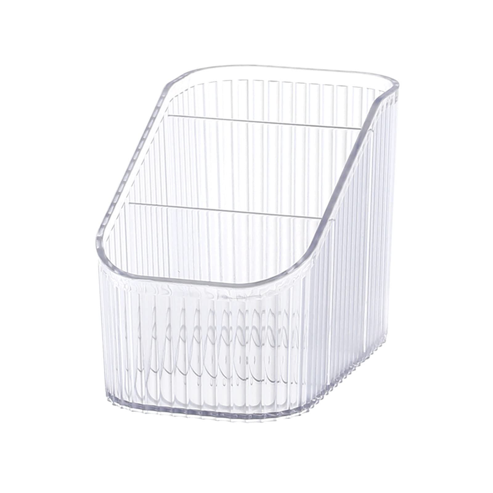 DASITON Large Capacity Makeup Brush Holder,8 Slot Makeup Brush Cup,Vintage striped Make Up Brush Holder,for Vanity Decor,Bathroom Countertops,Desk Storage Container,Cosmetic Display cases(Green-XL)