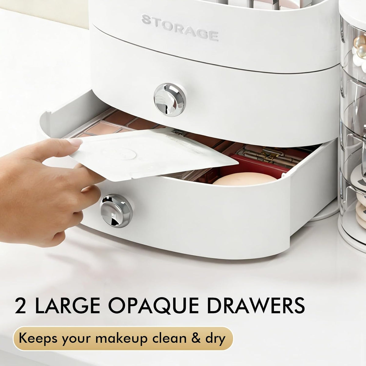Makeup Organizer Countertop with Drawers, Make up Organizers for Vanity