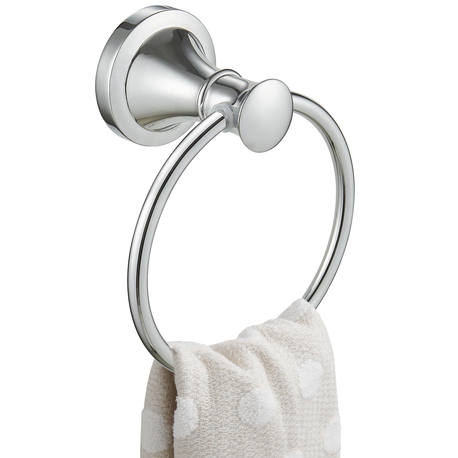 BESy Towel Ring, Bathroom Hand Towel Holder Wall Mounted Oil Rubbed Bronze