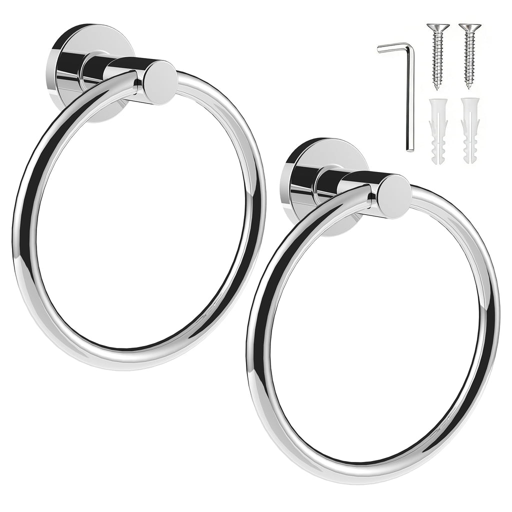 SetSail Towel Holder for Bathroom Wall Oil Rubbed Bronze Towel Ring