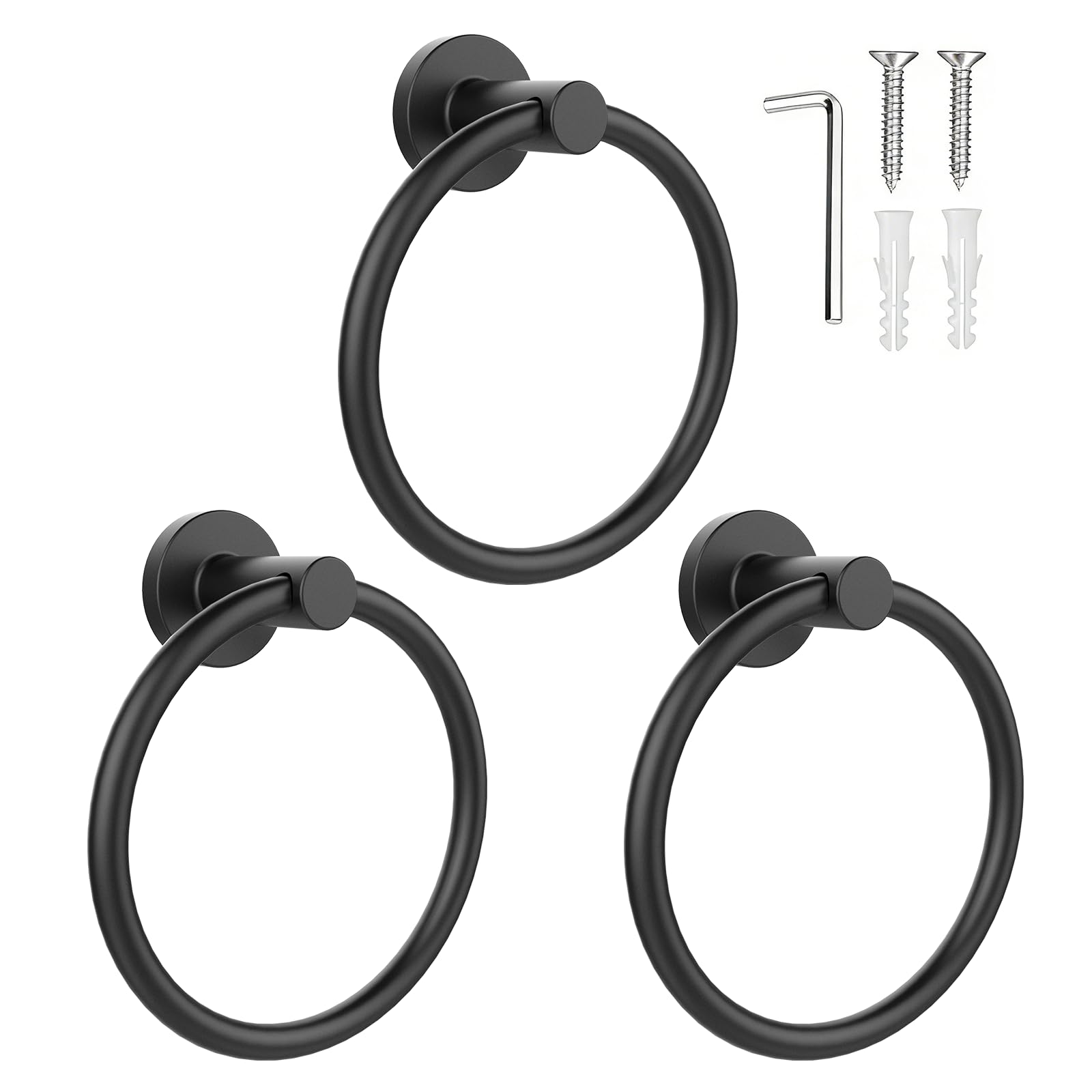 SetSail Towel Holder for Bathroom Wall Oil Rubbed Bronze Towel Ring