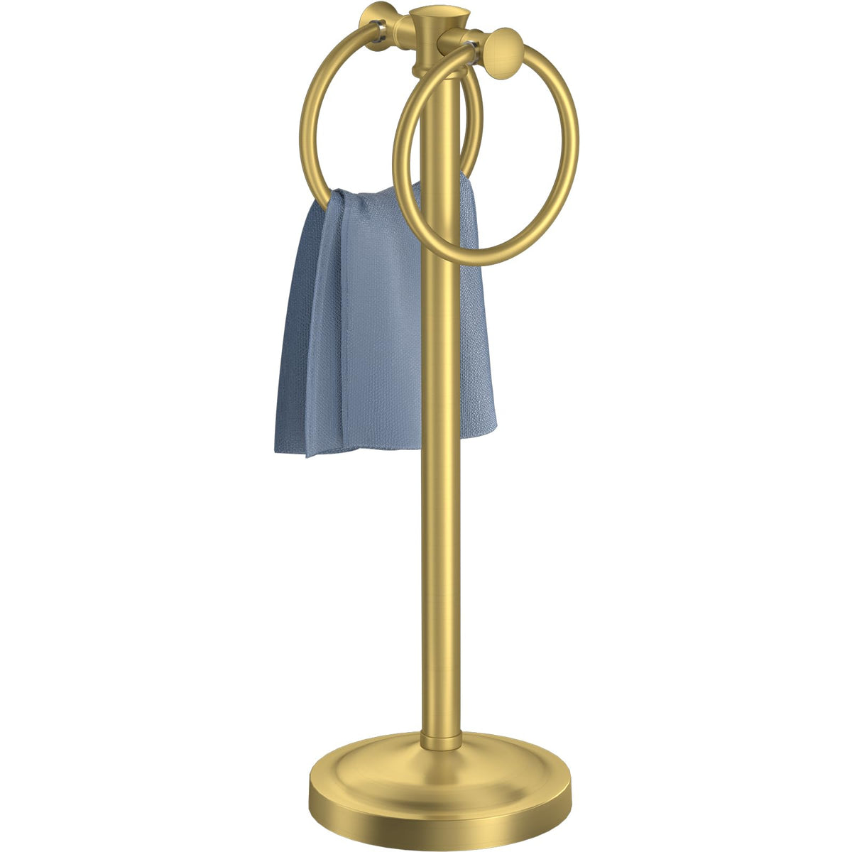 Hoimpro Hand Towel Holder Stand Free Standing Towel Bar Oil Rubbed Bronze