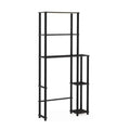 Furinno Turn-N-Tube Over The Toilet Storage, 3-Shelf Over The Toilet Organizer, Freestanding Space Saver Bathroom Shelf, for Bathroom Organizers and Storage, White