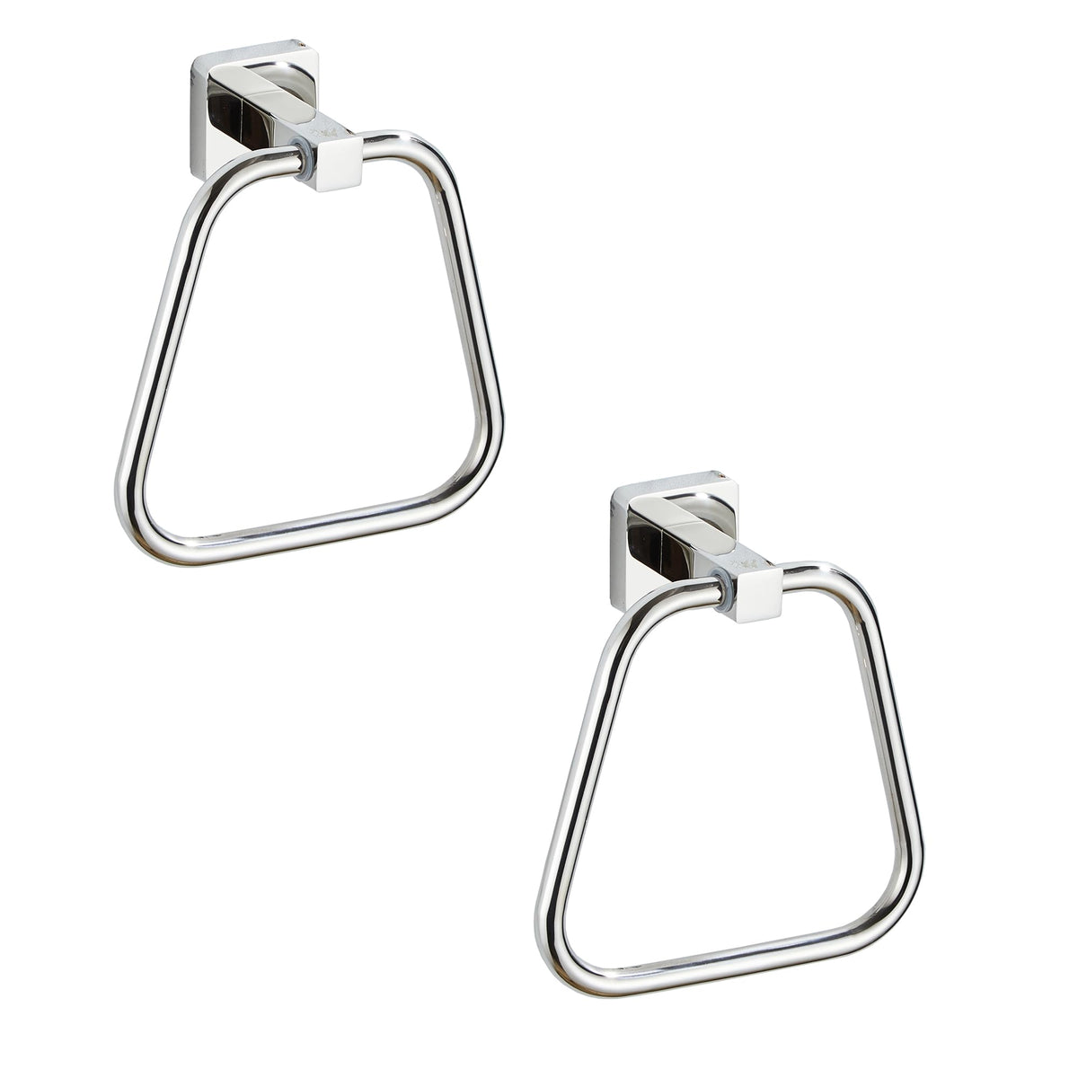 Matte Black Towel Ring for Bathroom, Kitchen Bath Towel Holder Hangers Wall Mount Heavy Duty Stainless Steel
