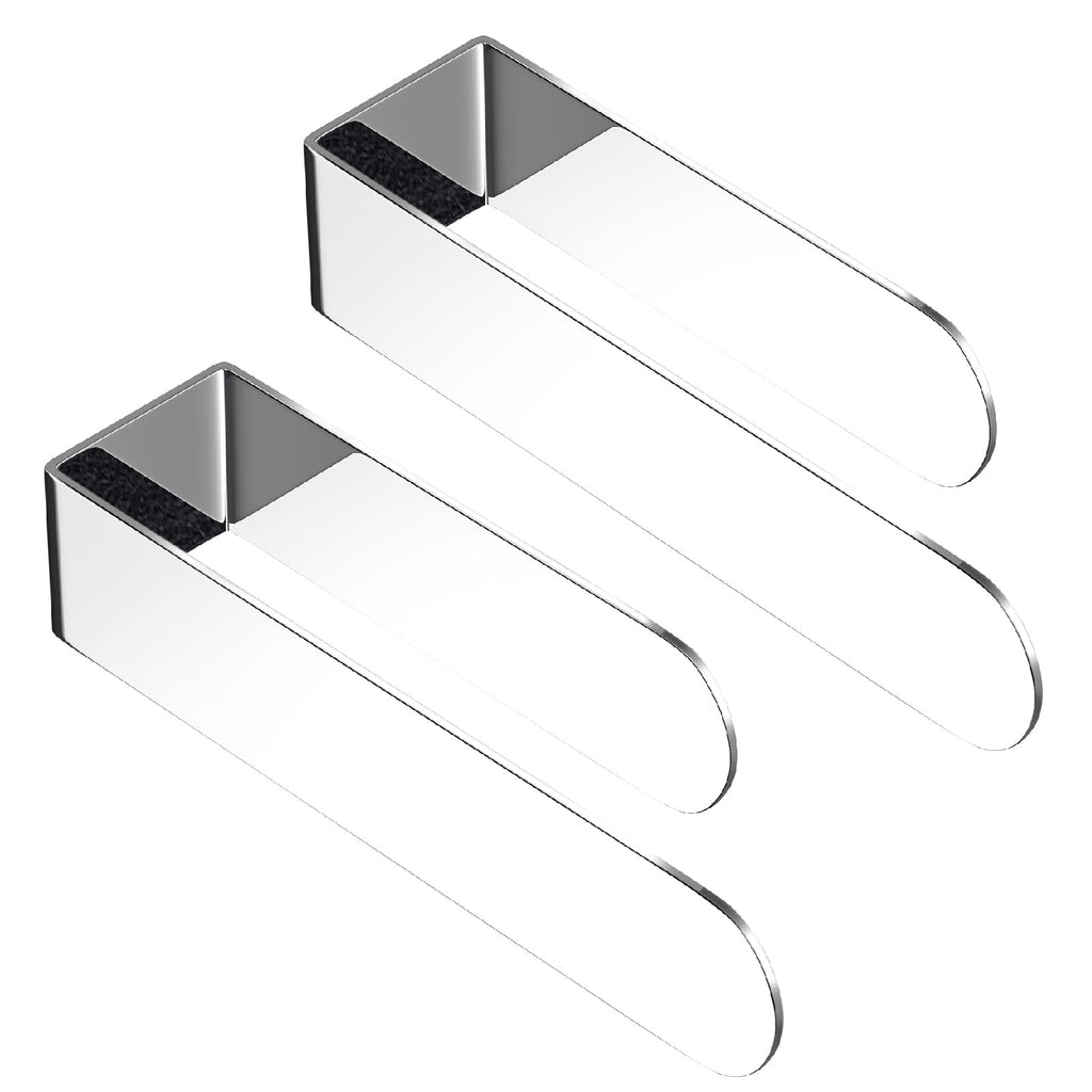 HUFEEOH Hand Towel Holder, Stainless Steel Bathroom Towel Holder Towel Bar, Matte Black Dish Towel Hanger Wall Mount Kitchen Towel Rack Heavy Duty Hand Towel Racks for Bathroom