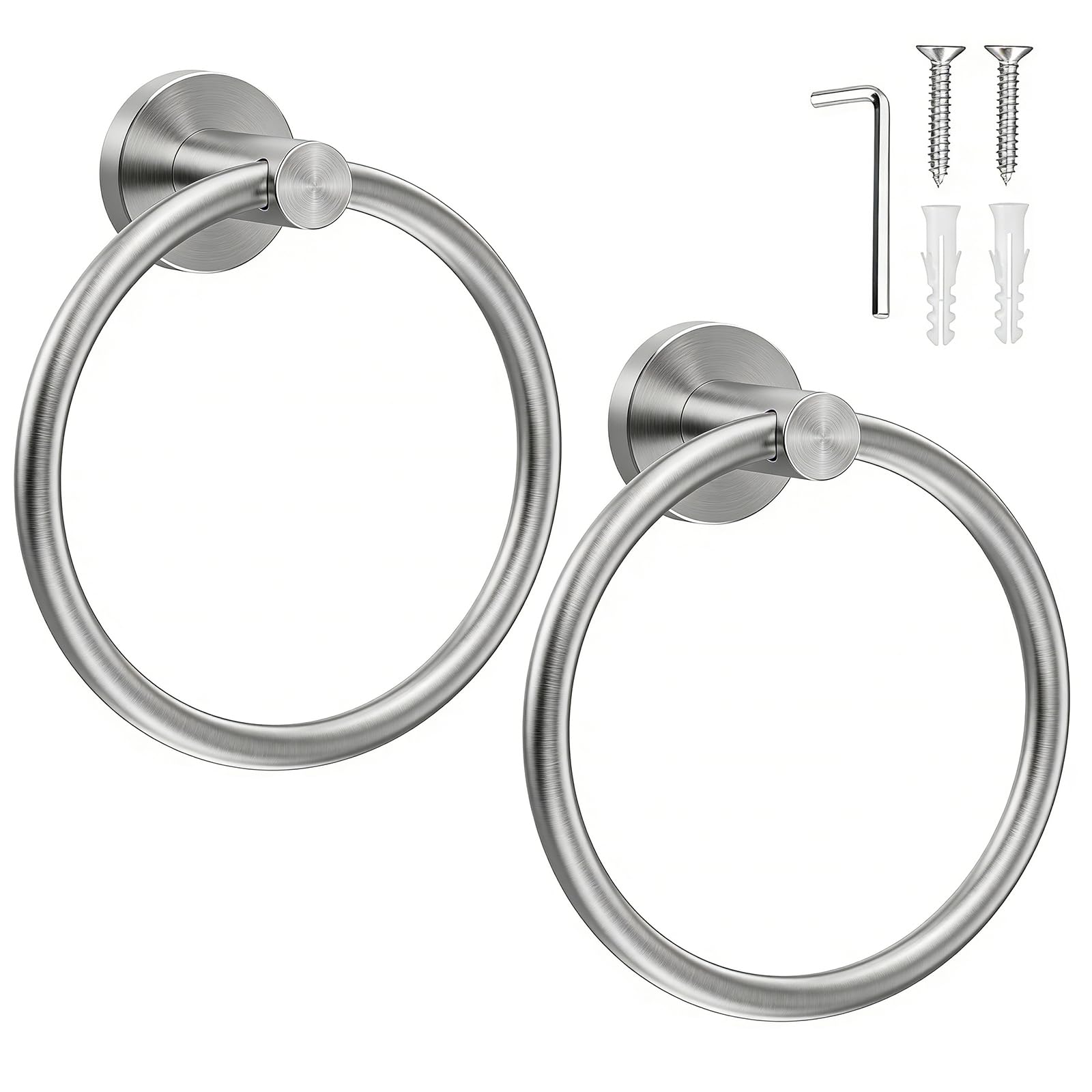 SetSail Towel Holder for Bathroom Wall Oil Rubbed Bronze Towel Ring