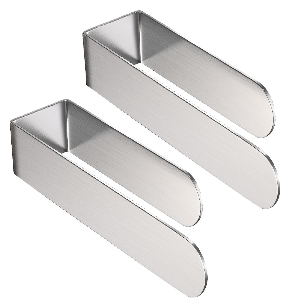 HUFEEOH Hand Towel Holder, Stainless Steel Bathroom Towel Holder Towel Bar, Matte Black Dish Towel Hanger Wall Mount Kitchen Towel Rack Heavy Duty Hand Towel Racks for Bathroom
