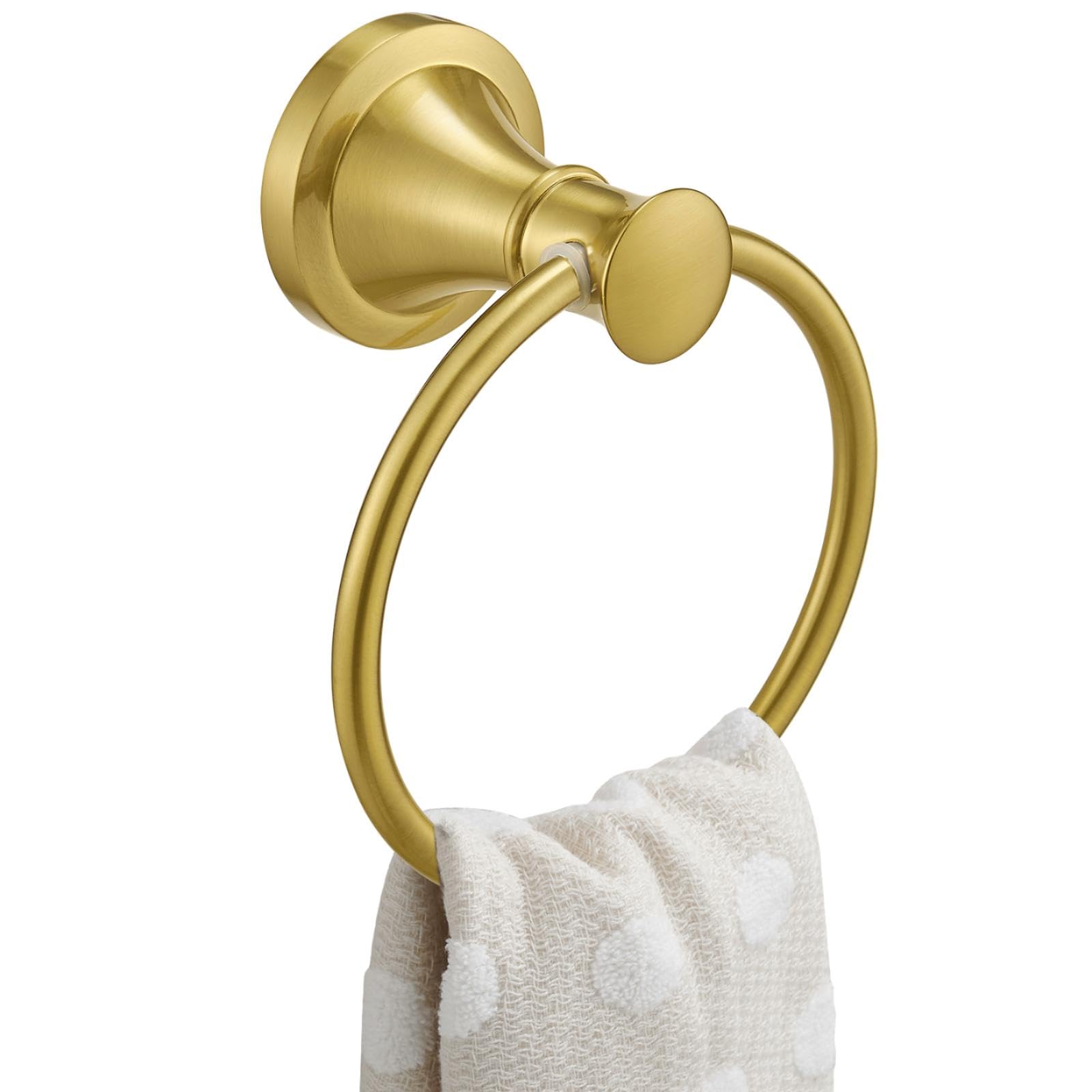 BESy Towel Ring, Bathroom Hand Towel Holder Wall Mounted Oil Rubbed Bronze