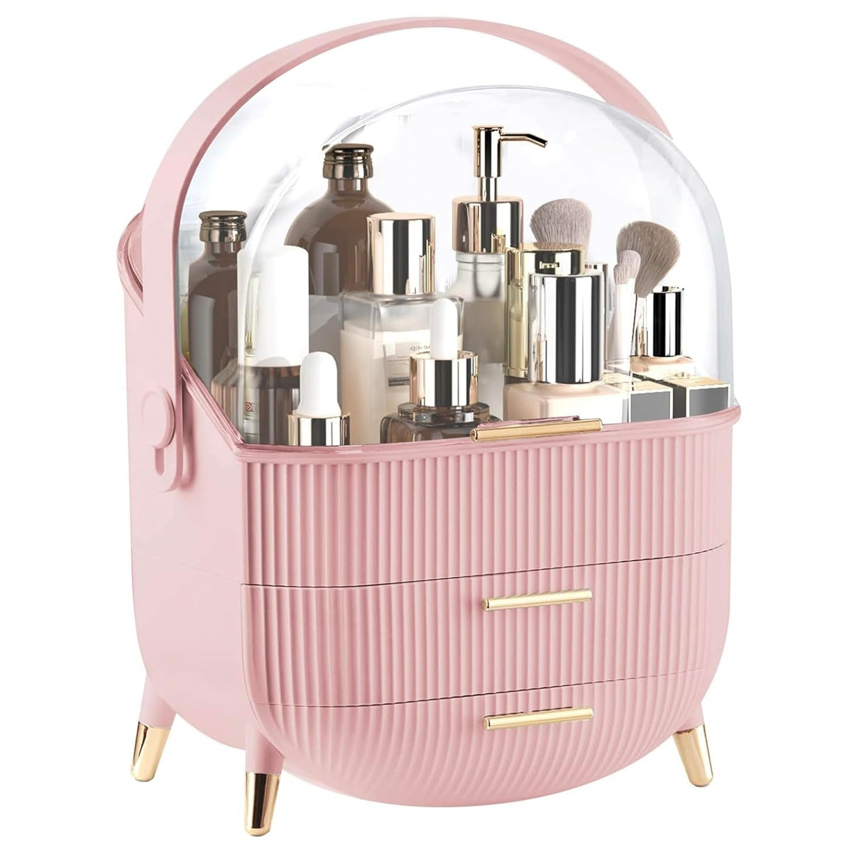 Makeup Organizer Countertop, Large Capacity Skincare Organizer for Vanity