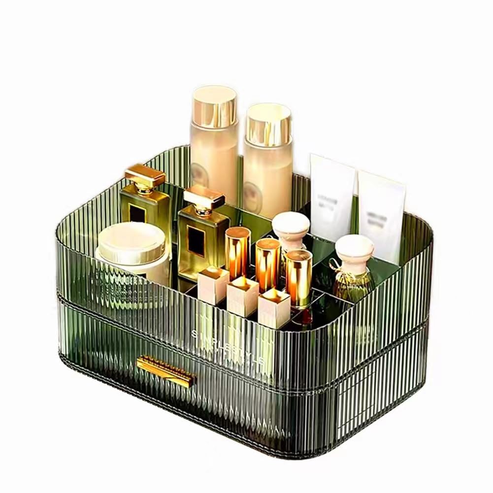 Makeup Organizer with Stackable Drawers, Bathroom Counter Organizer.