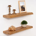 Marsmiles 48in Solid Wood Floating Shelves for Wall, 1Pack|Walnut
