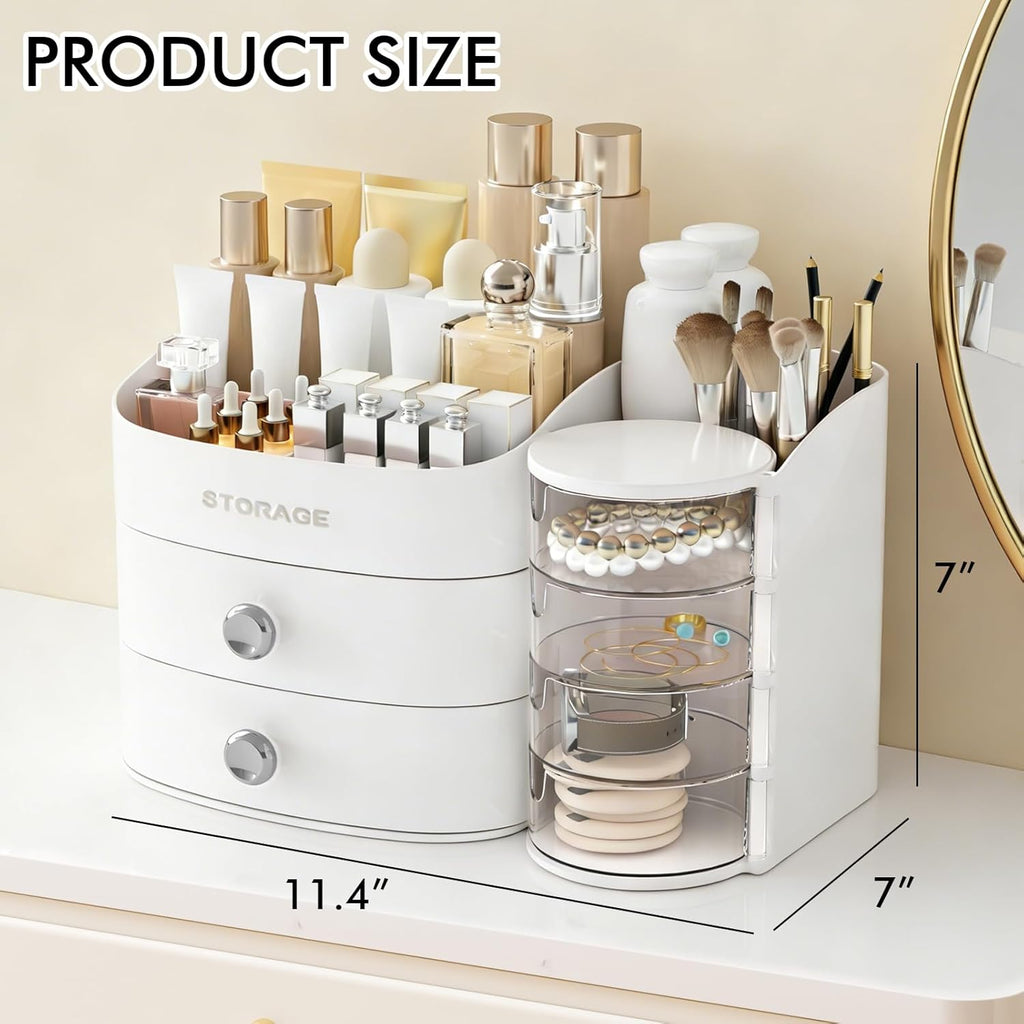 Makeup Organizer Countertop with Drawers, Make up Organizers for Vanity