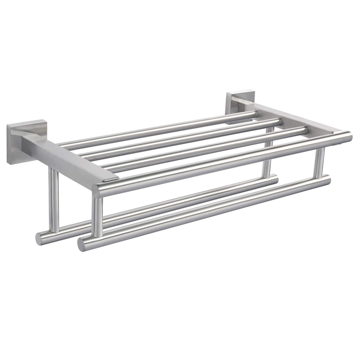 Alise Double Towel Rack for Bathroom Wall Mounted 24 Inch,Matte Black