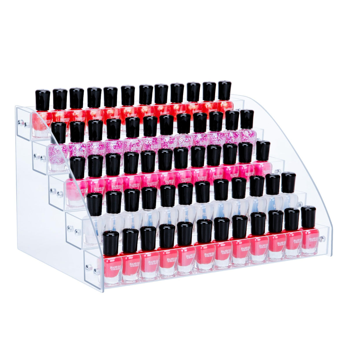 KINGROW Nail Polish Organizer, Acrylic Paint Display for table 6 Tier