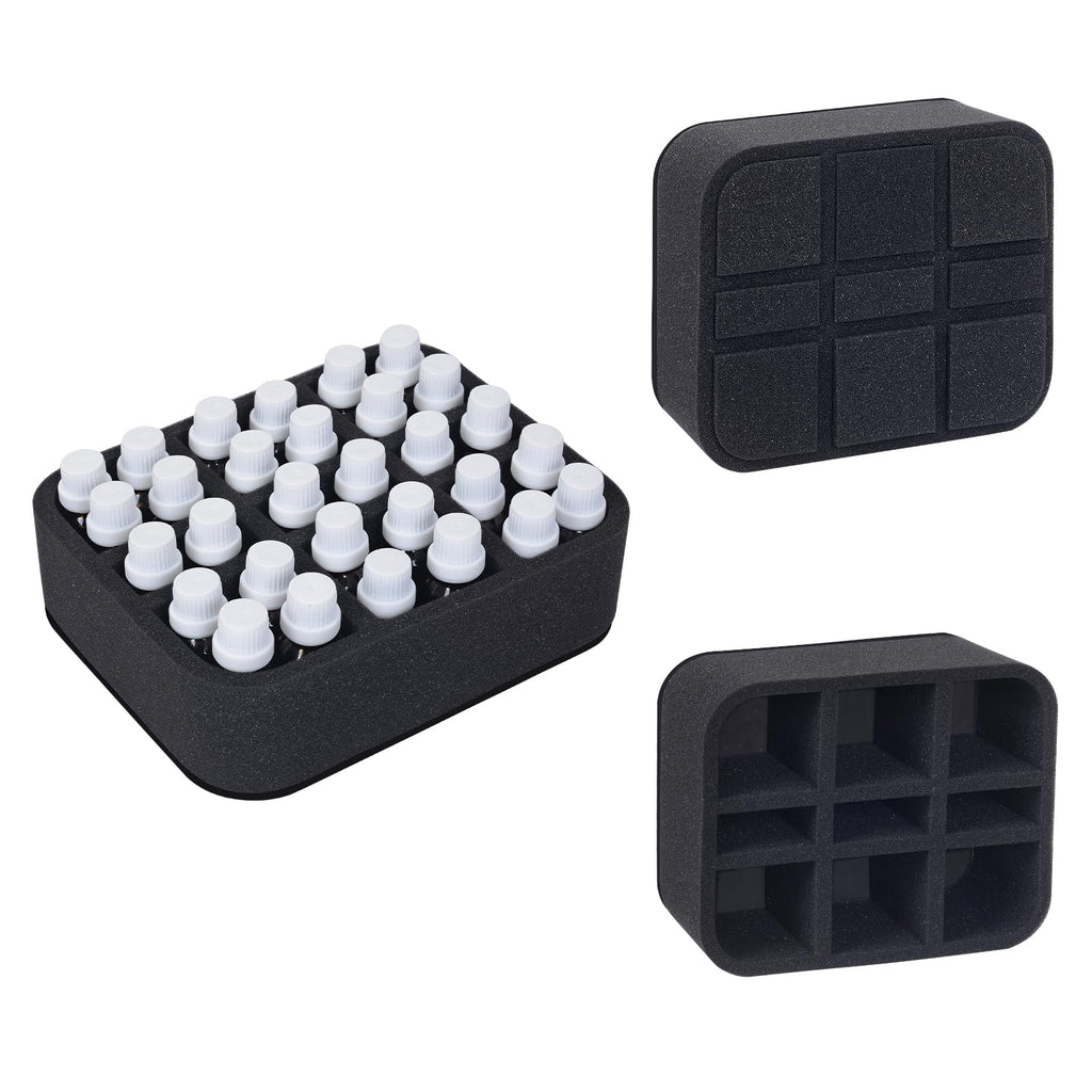 Essential oils Organizer Holder Foam Pad with Slots, can DIY