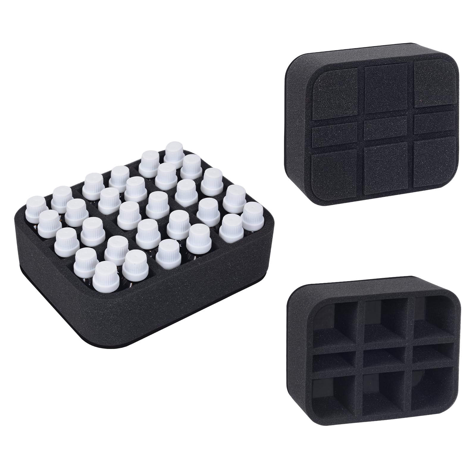 Essential oils Organizer Holder Foam Pad with Slots, can DIY