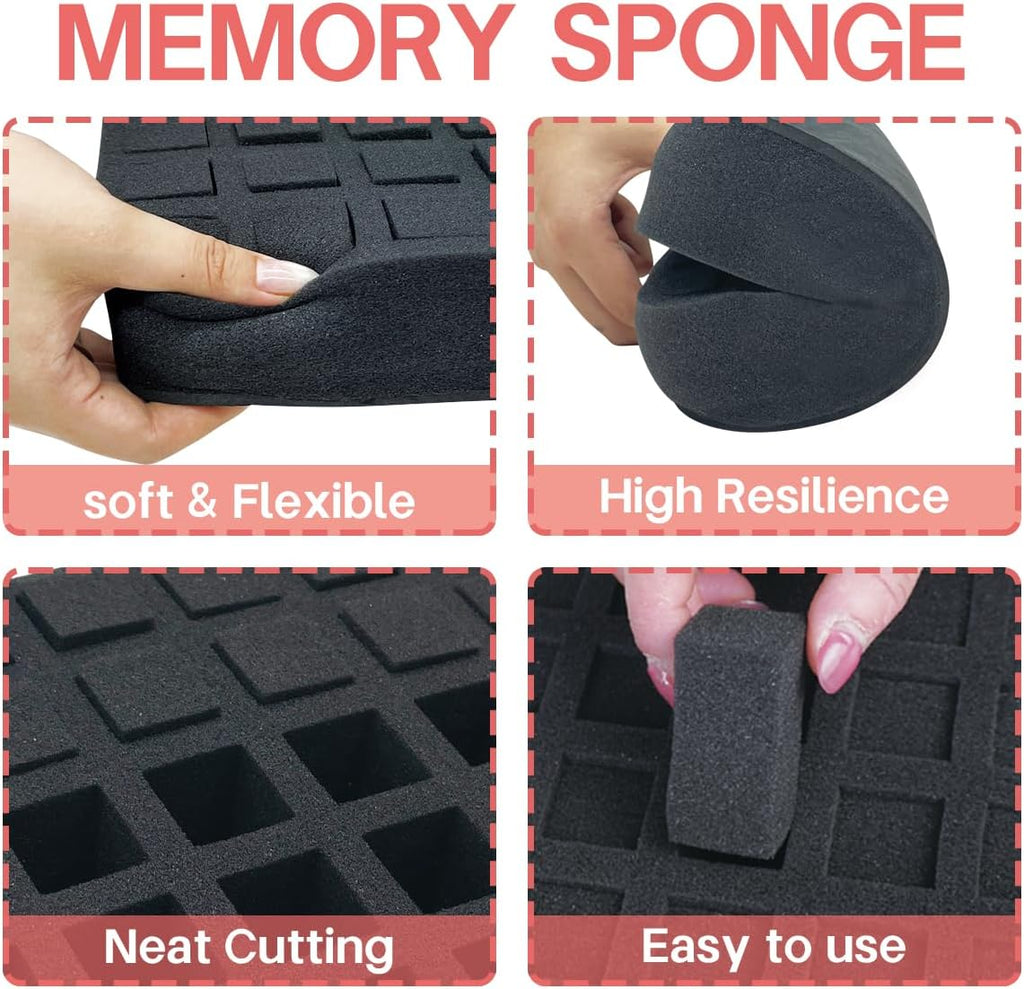Essential oils Organizer Holder Foam Pad with Slots, can DIY