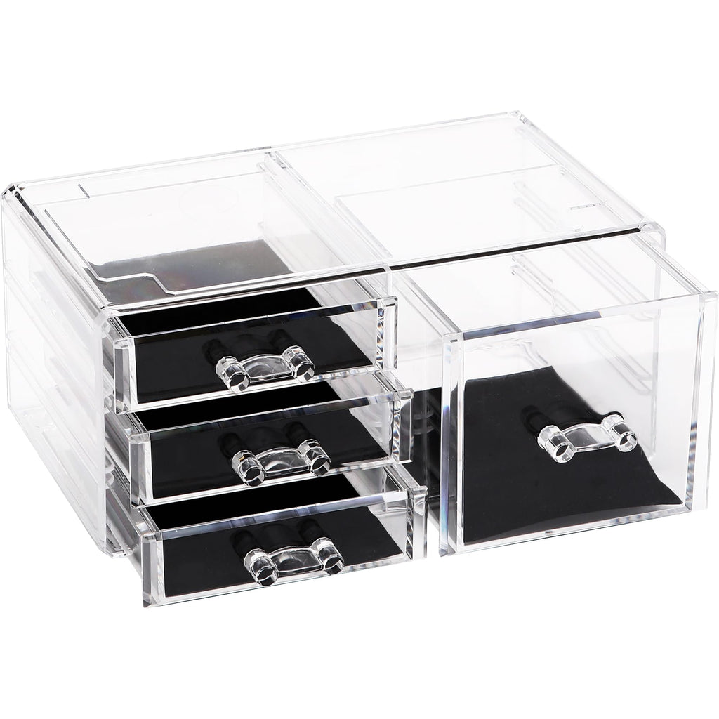 Sea Team Stackable Clear Acrylic 16-Slot Lipstick Organizer for Vanity
